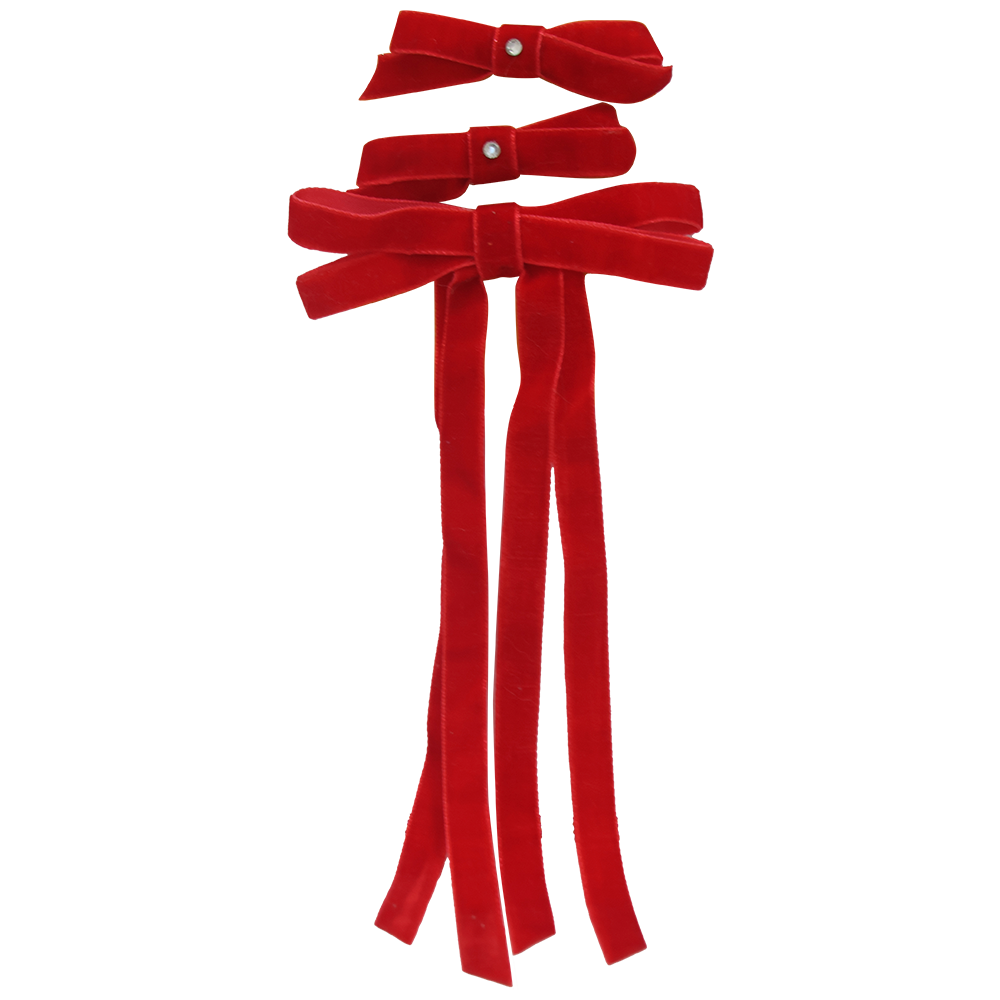 Trio de Lazos Stelle de Terciopelo