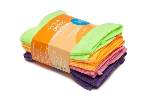 Paños Uruyen de Microfibra Set de 4 30x30cm