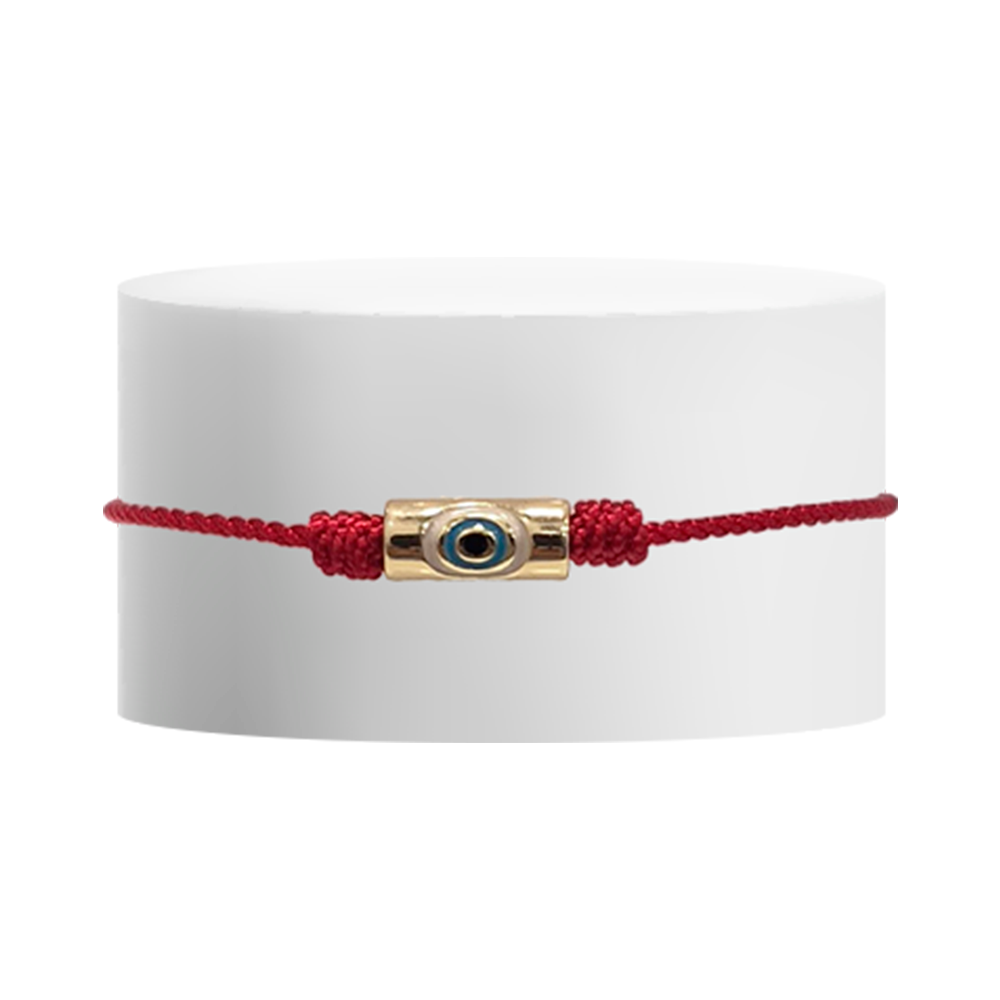 Pulsera Roja de Ojito Tubo Cavara