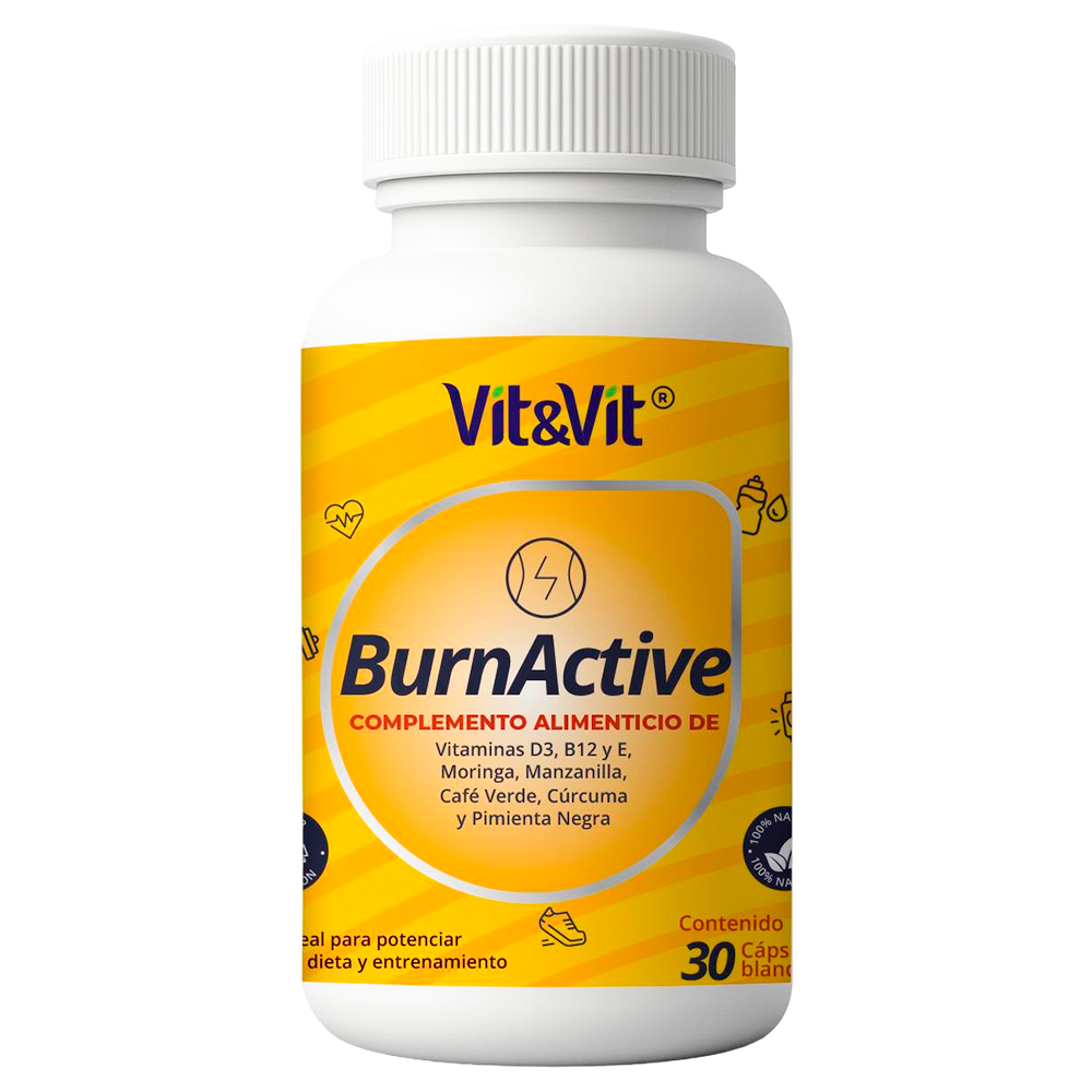 Burnactive Complemento Alimenticio Vit&Vit 30 Cápsulas