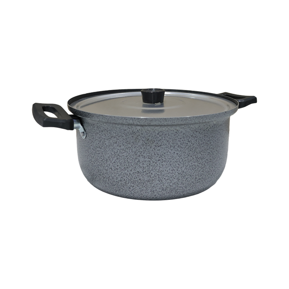 Olla Nicoloso de Aluminio Teflonado con Asa Negra 22 cm