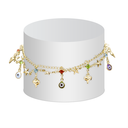 Tobilleras Dobles Ojo Turco Surtidas