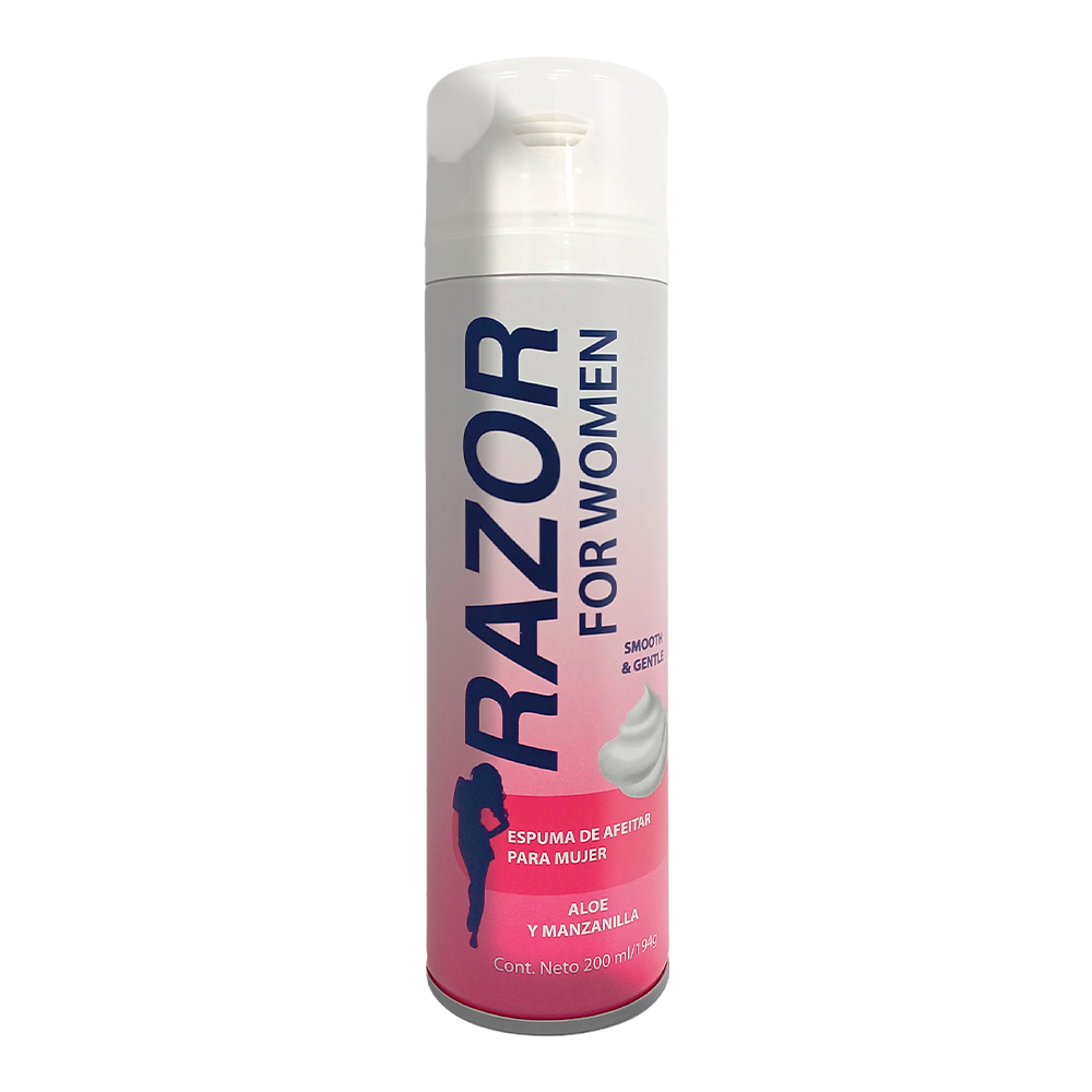 Espuma de Afeitar Razor para Mujer 200ml