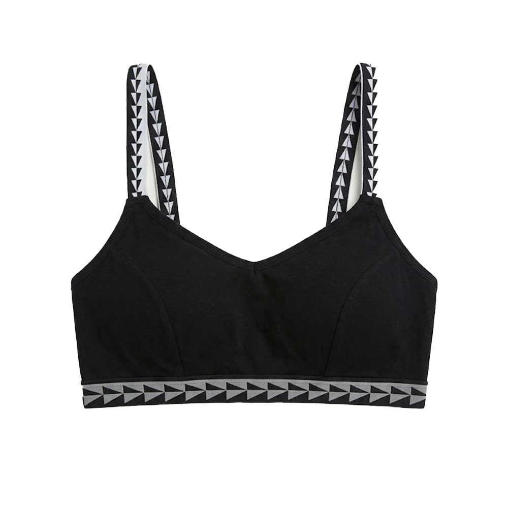 Top Deportivo Individual Flecha Negro Talla Única