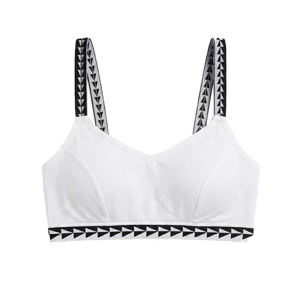 Top Deportivo Individual Flecha Blanco Talla Única