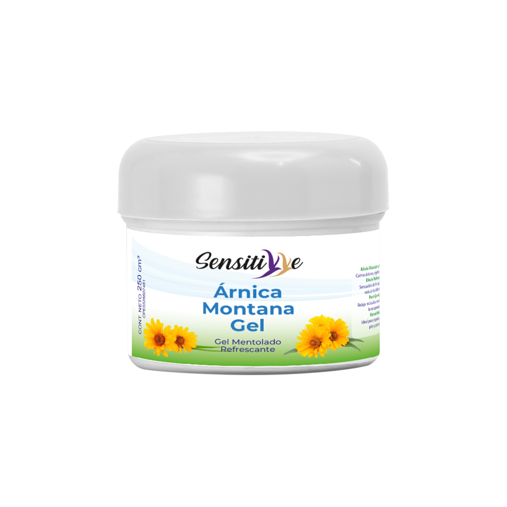 Gel de Árnica Sensitivve en Tarro de 250gr