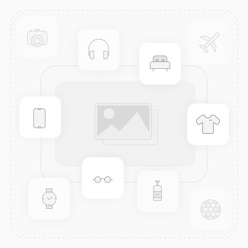 Platera con Base Alfa Hogar Look Metal Smart