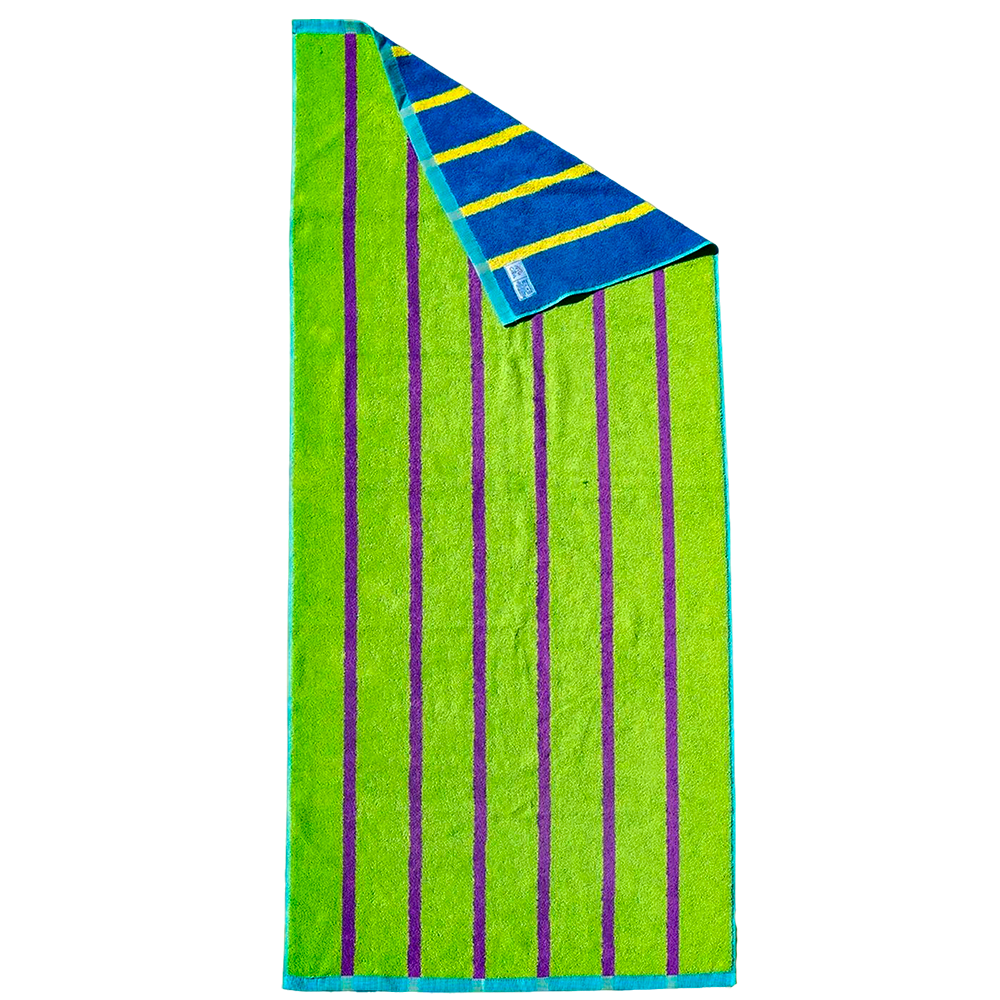 Toalla Ama de Casa Playera Dual Laguna Musgo 68x160 cm
