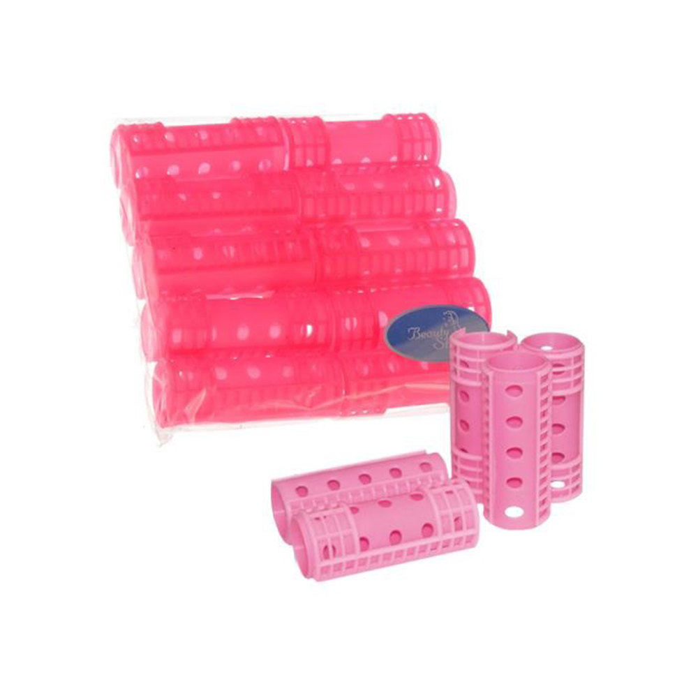 Set de 2 Paquetes de Rollos Lisos con Tapa M Beauty Style  10 und