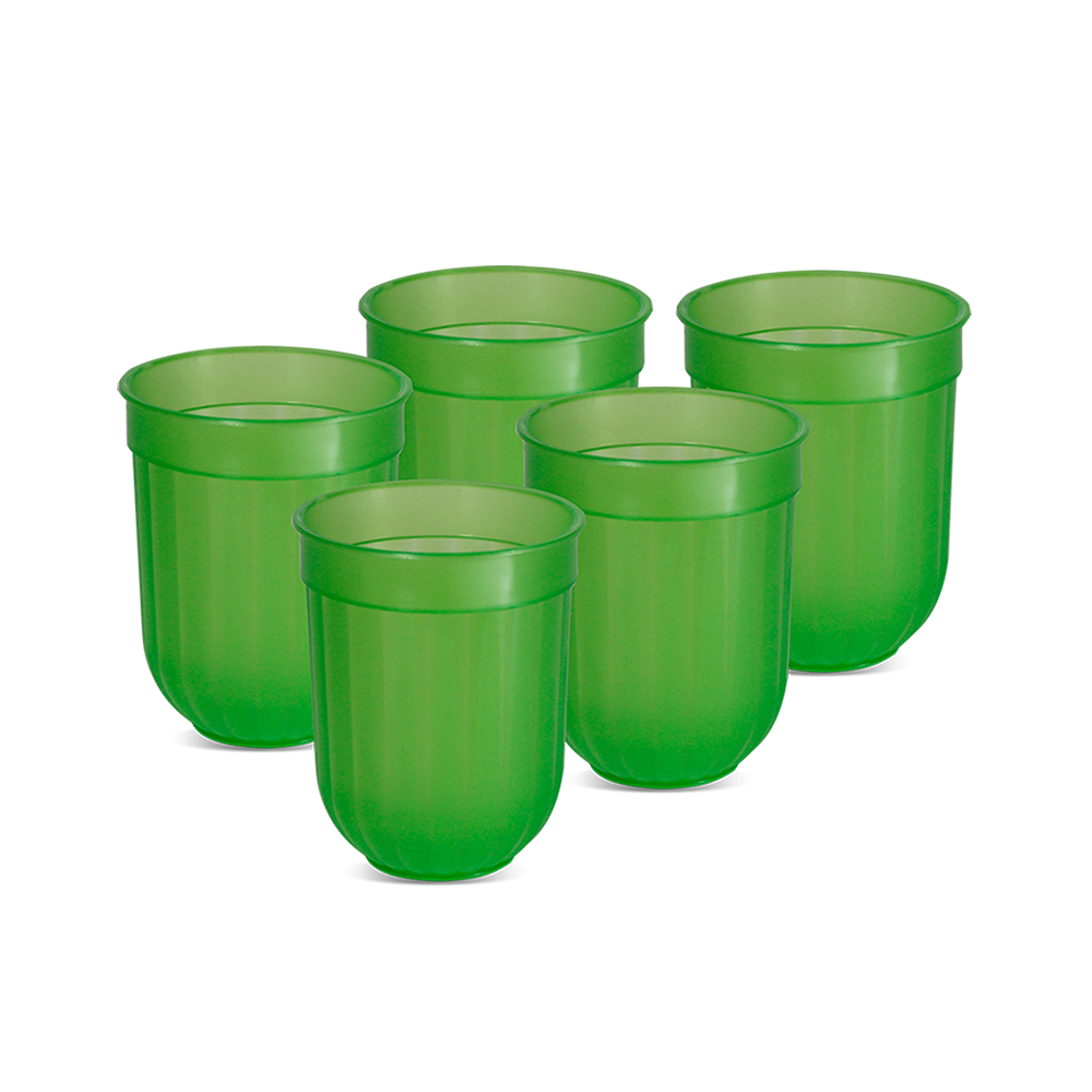 Set de Vasos Tutti Hogar x 4 Coreano Pequeño 358 ml