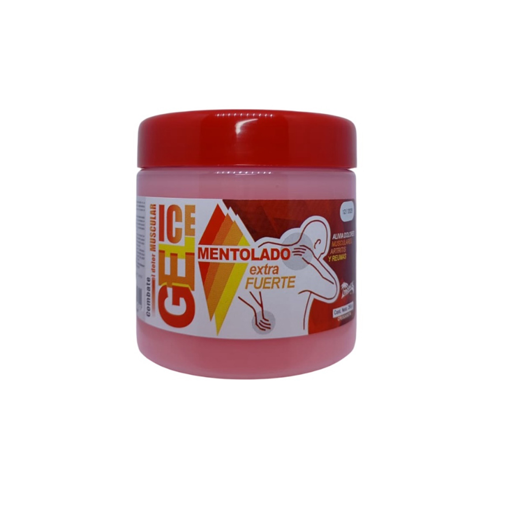 Gel Ice Mentolado Extra Fuerte Tropical 250gr