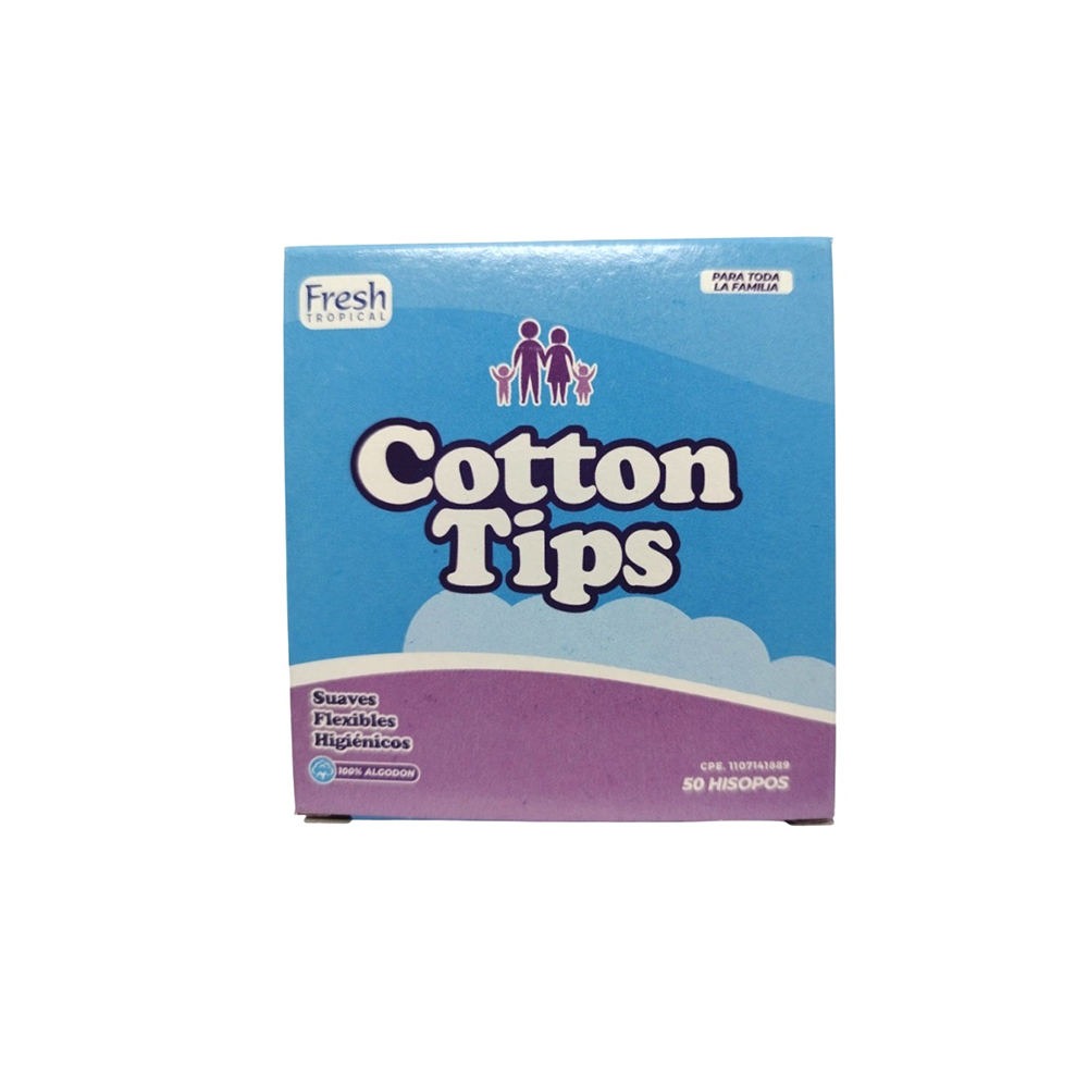 Cotton Tips Fresh Tropical Caja de 50 und
