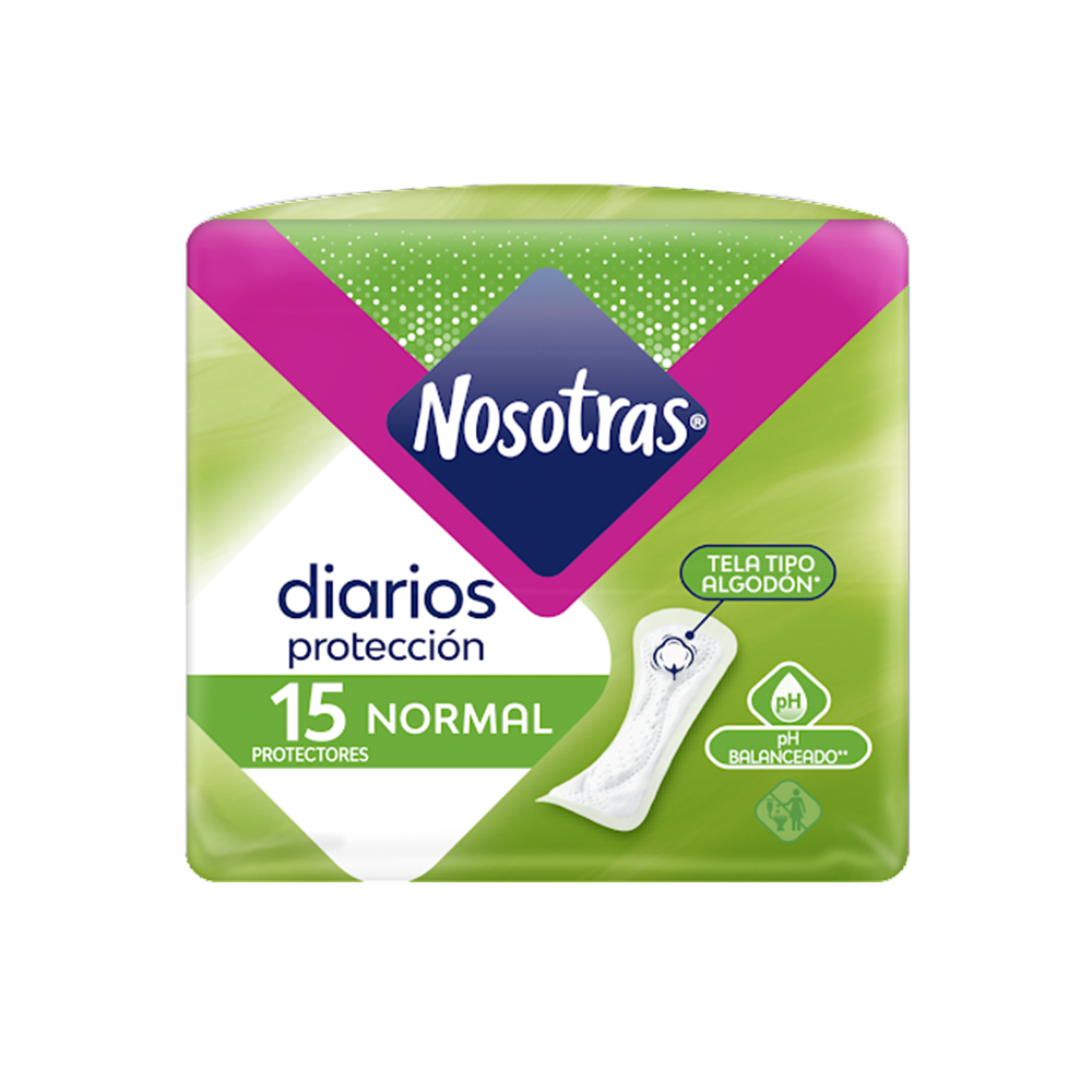 Protectores Diarios Nosotras Algodon 15 Und