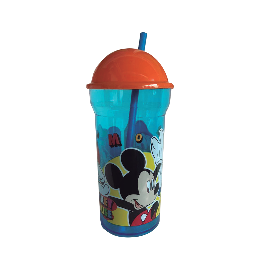 Vaso con Pitillo Infantil Stor Mickey Mouse 460ml