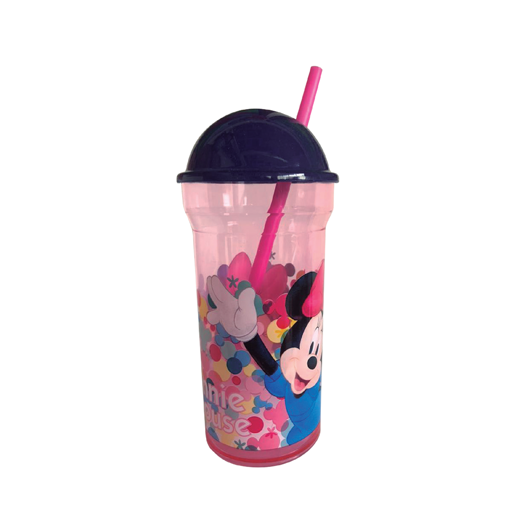 Vaso con Pitillo Infantil Stor Minnie 460ml