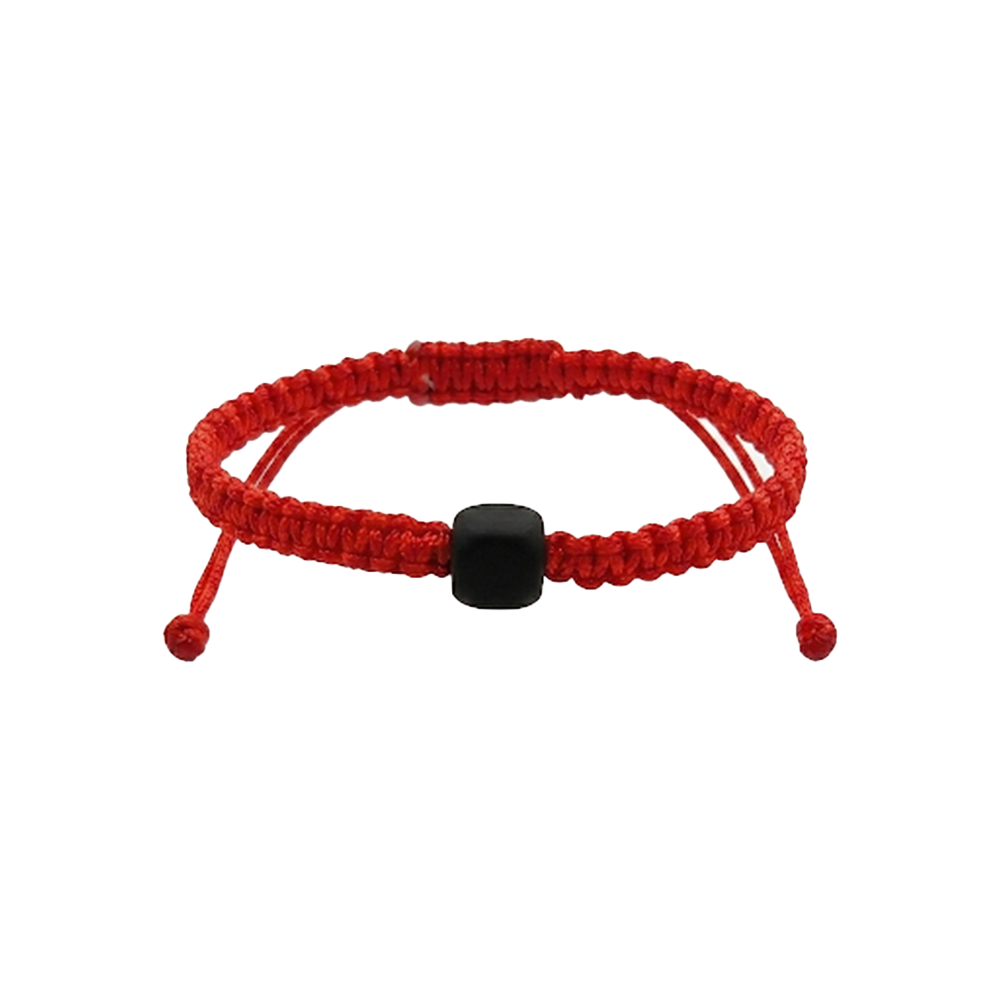 Pulsera/Tobillera Cavara Tejida con Azabache para Bebé