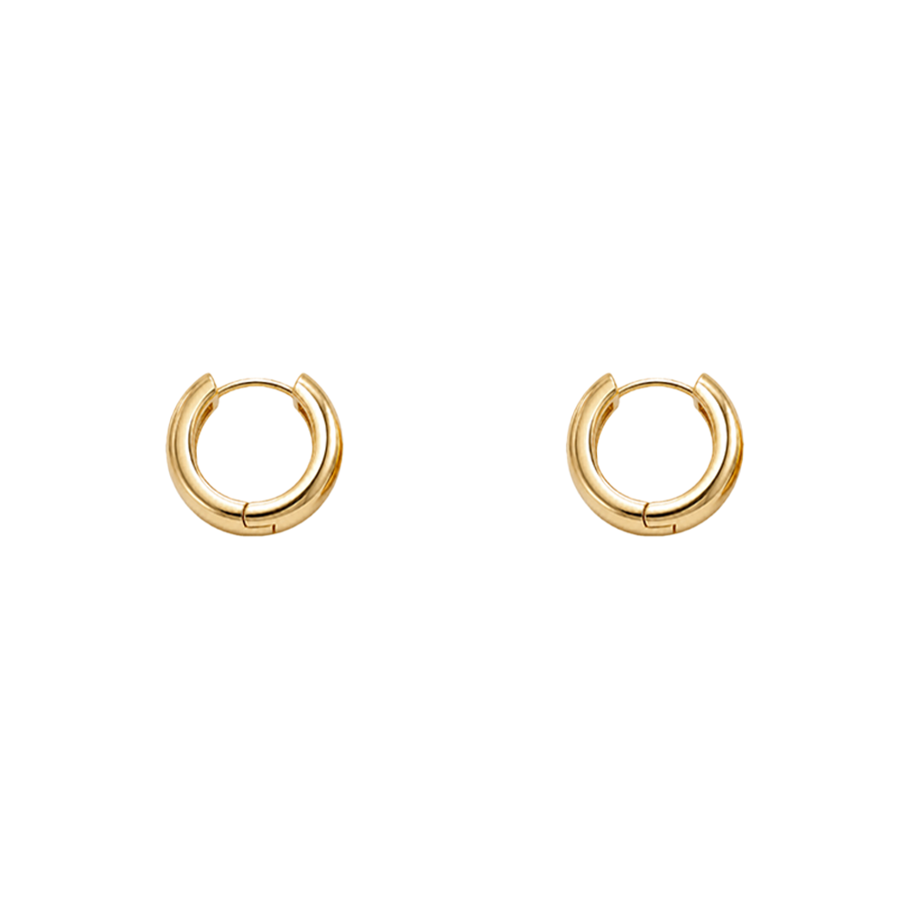 Argollas Cavara Mini Doradas
