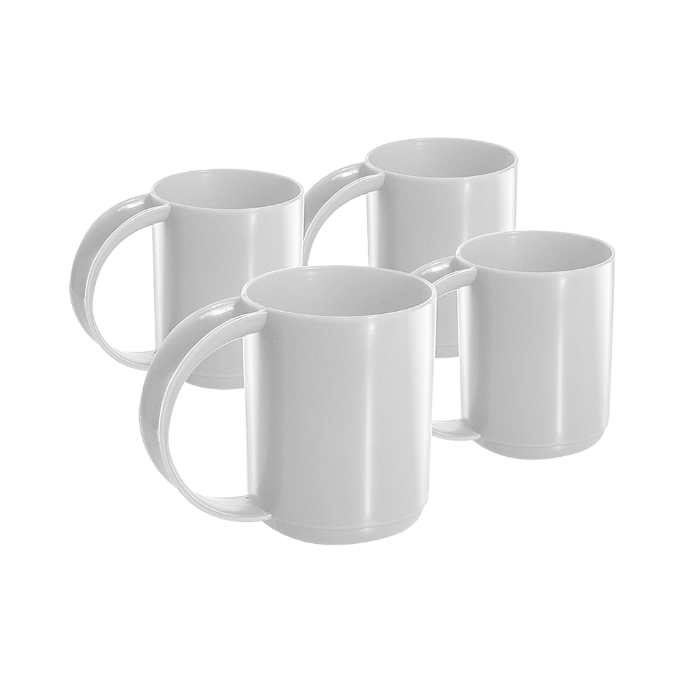 Set de Tazas Tutti Hogar x 4 und 358 ml Colores Surtidos