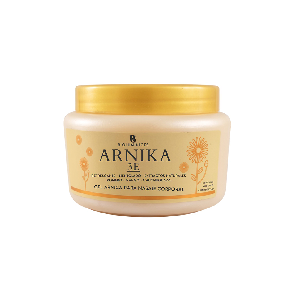 Gel de Arnica 3E Bioluminices en Tarro 250gr