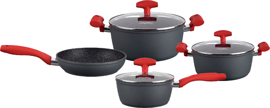 Bateria 7 Piezas Mageflon modelo Vulcano