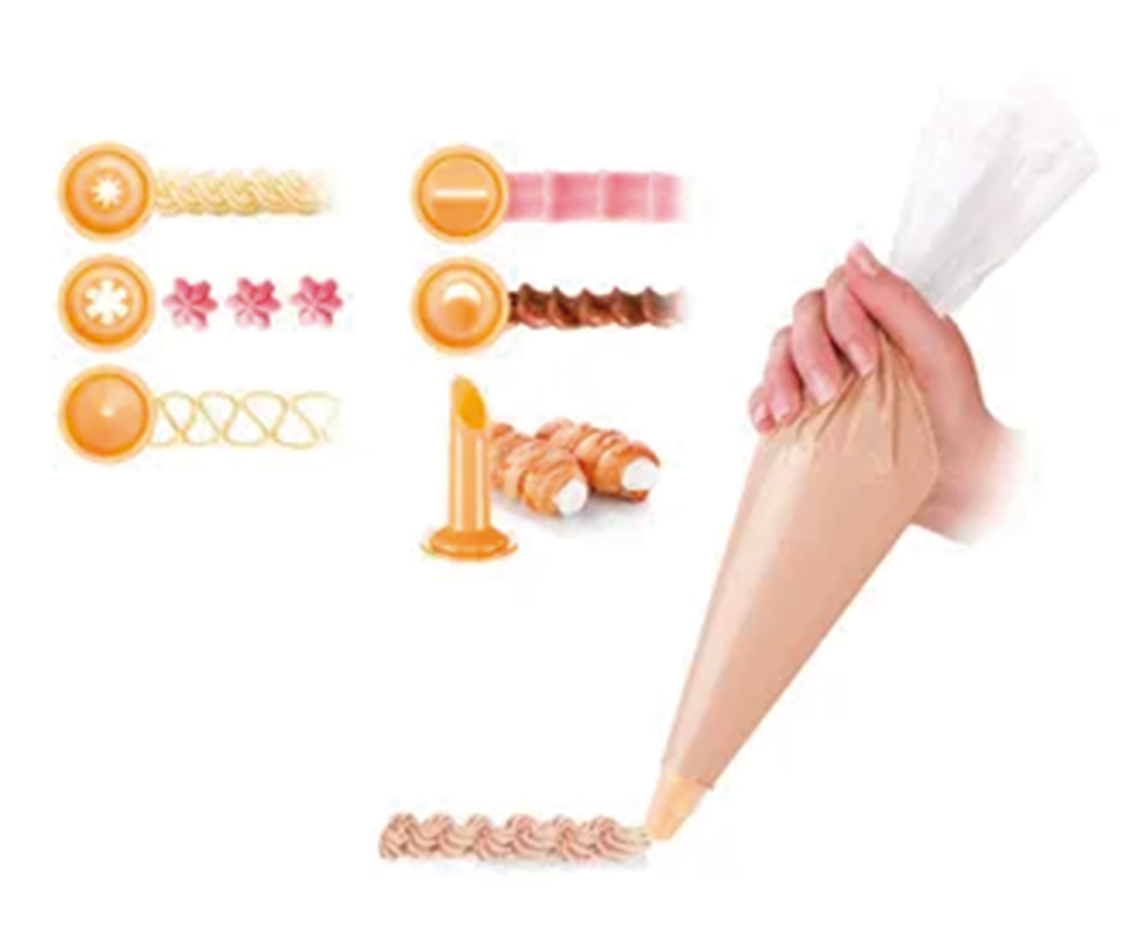 Bolsa Decoradora Tescoma 6 Boquillas 10 Piezas