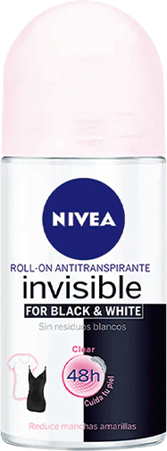 Deo Roll-On Nivea Fem Invisible B&W 50 ml