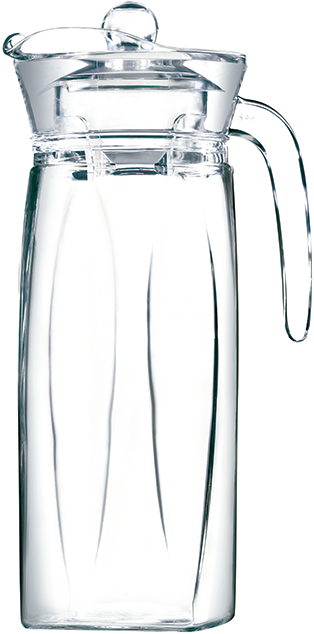 Jarra Luminarc de Vidrio con Tapa Flame 1.3L