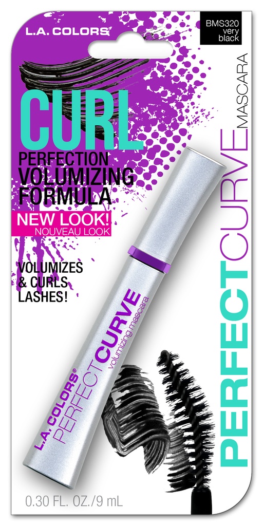 Mascara de Pestañas LA Colors Perfect Curve Very Black 9ml