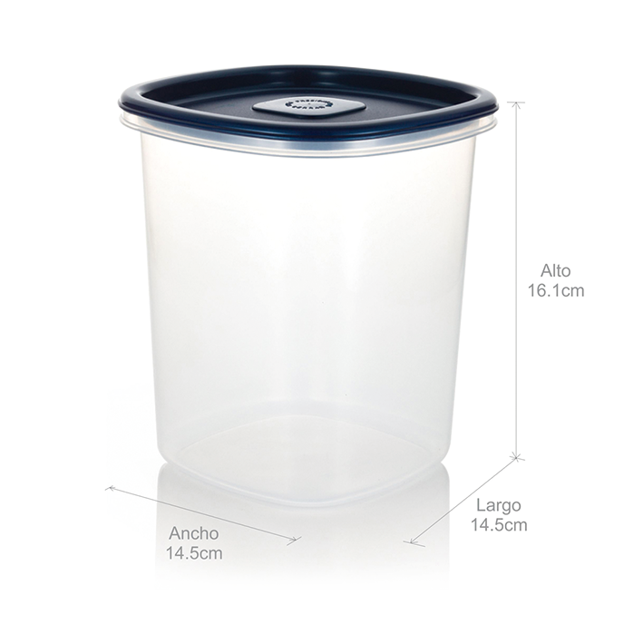 Recipiente Plastico Alto Estra Plus 1.5L Azul Noche