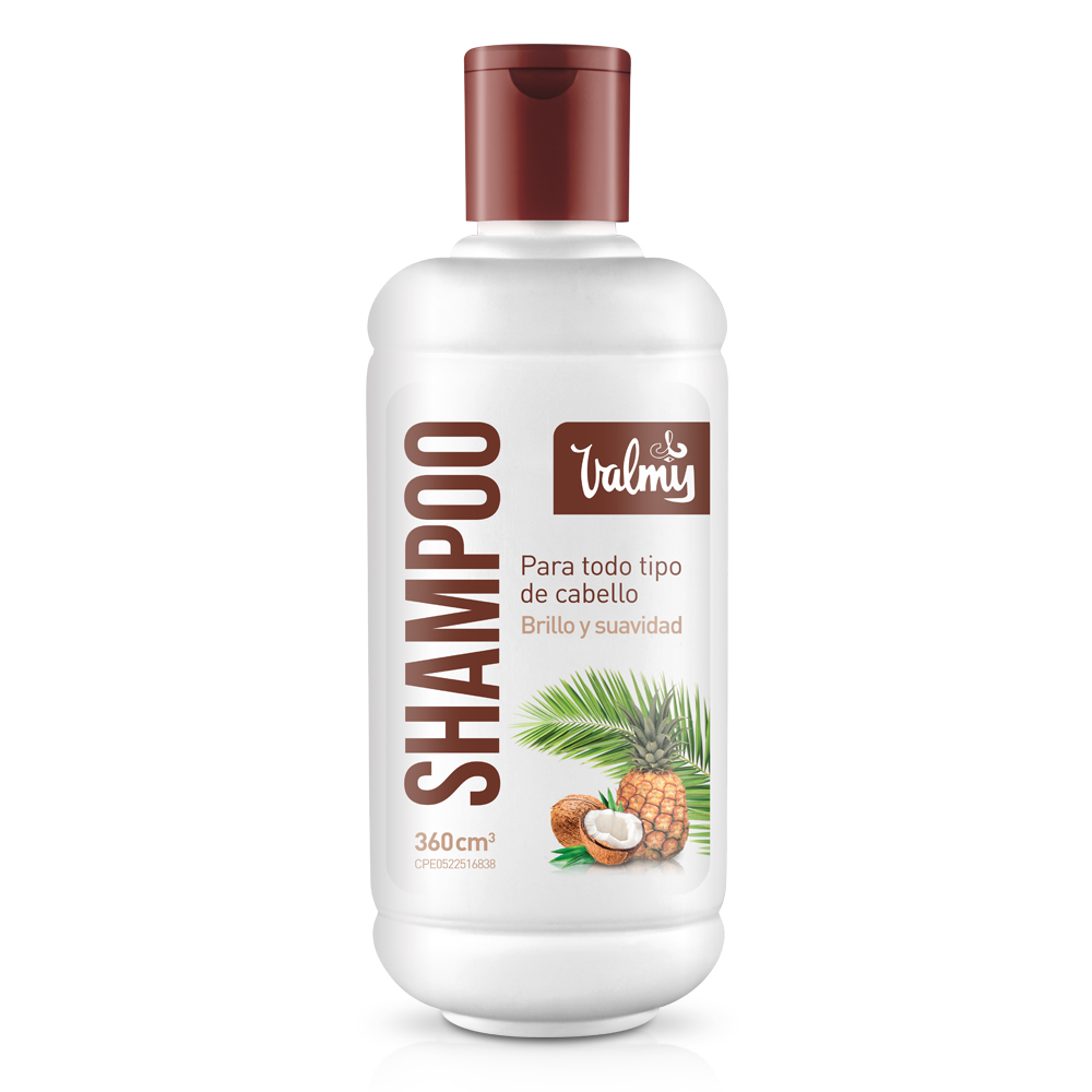 Shampoo Valmy Para Todo Tipo De Cabello Coco 360ml