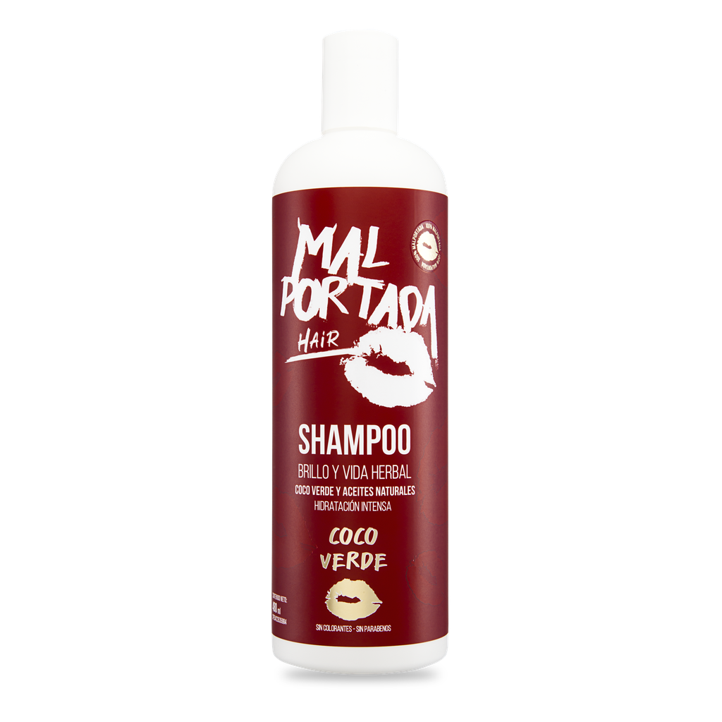 Shampoo Malportada Coco Verde 480 ml