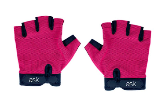 Guantes de Entrenamiento ASK Licra - Rosado (S-M)