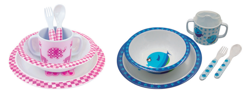 Set de Niños Ask 5 Pcs Melamina Mod 3