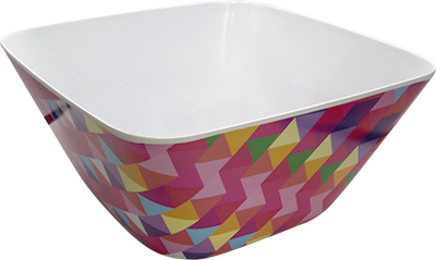 Bowl Cuadrado 10" Melamina