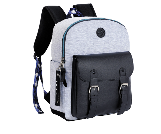 Morral Capi Spark Casual Grey Medidas: 29x36x12cm