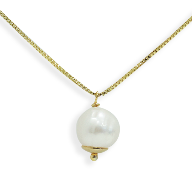 Cadena Cavara con Perla