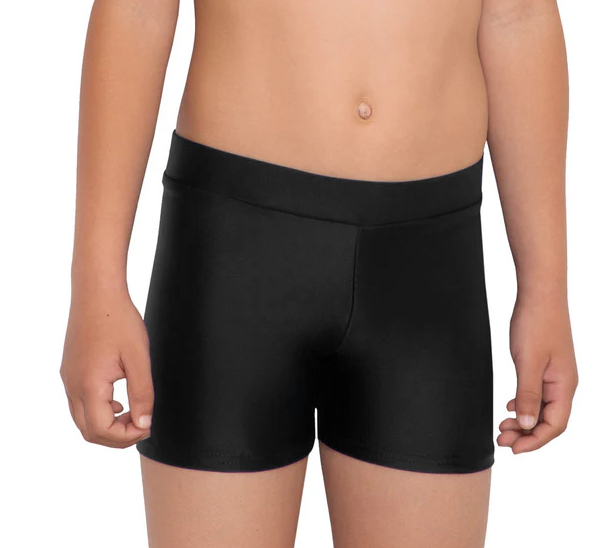 Short Olimpico Swim Tiro Alto Unicolor - (NEGRO)