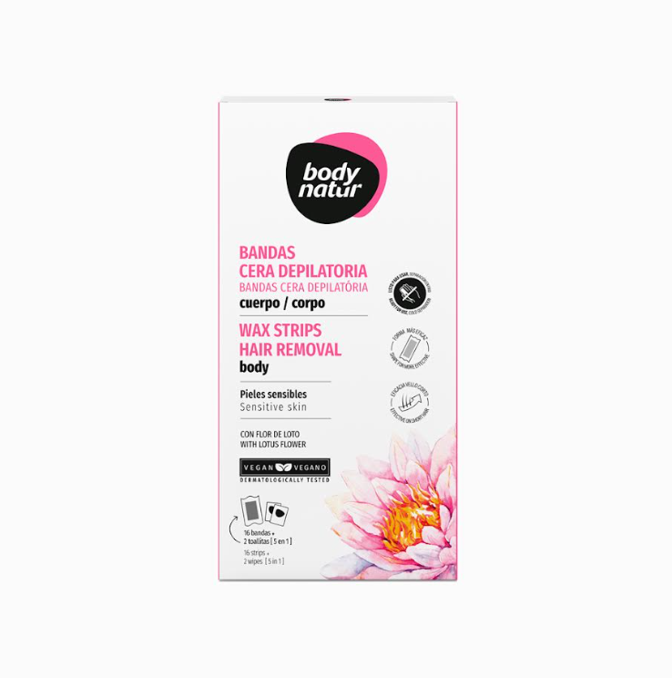 Bandas Corporales BodyNatur Piel Sensible Loto 16 Unidades