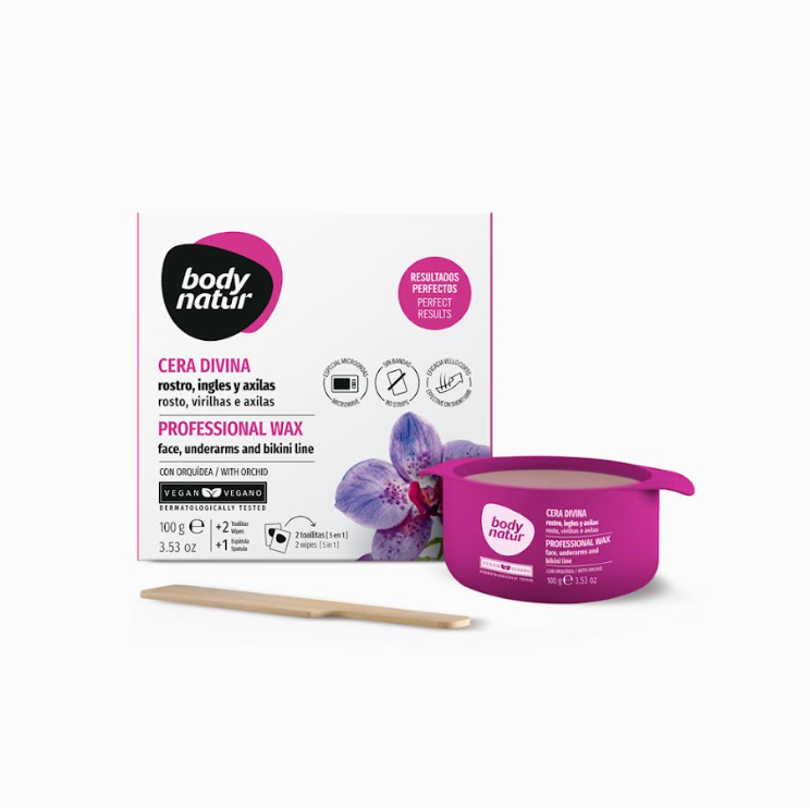 Tarro Cera BodyNatur Rostro Ingle Axilas 100gr