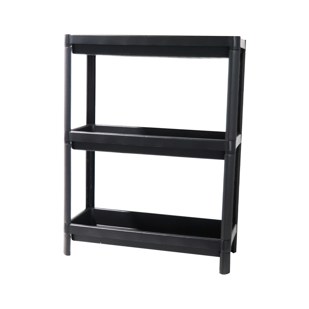 Estante Rectangular Grande Negro 70X54X23 cm