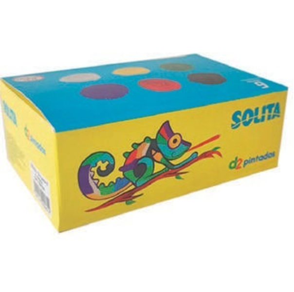 Estuche Solita D2Pintados 6 Colores 30gr
