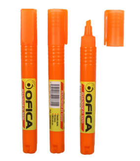 Resaltador Grande Ofica Naranja 3 unidades