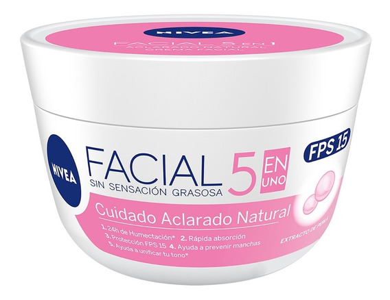 Crema Facial Nivea Aclarado Natural 50ml