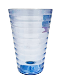Vaso Espiral Oceano de Plástico de Acto Impacto Colores Surtidos 600ml (Mínimo 4 unds)