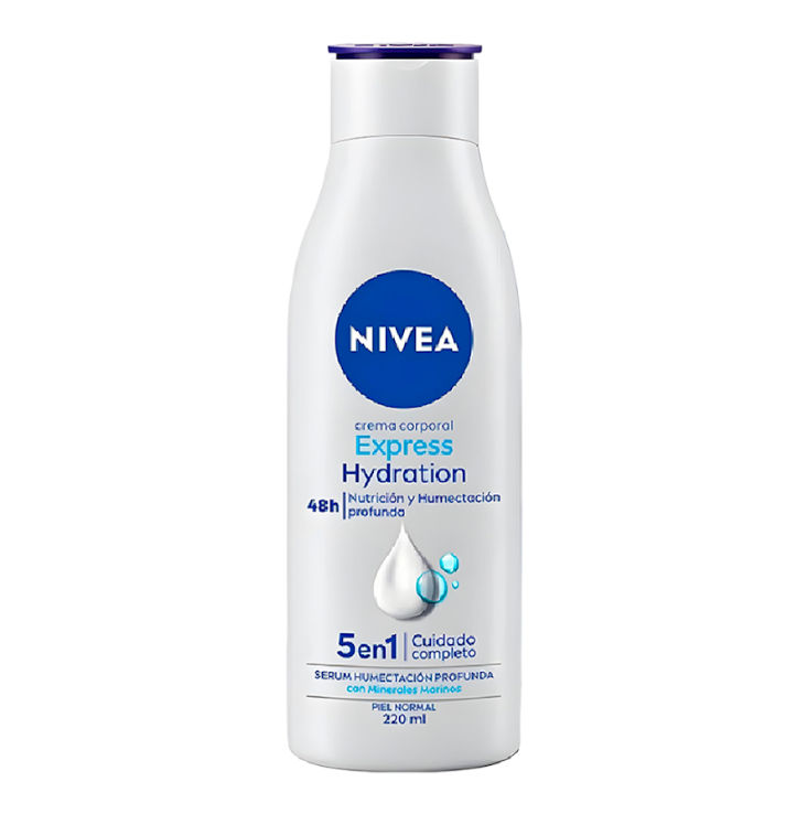 Crema Corporal Nivea Body Express Hydration 48 hrs 220 ml