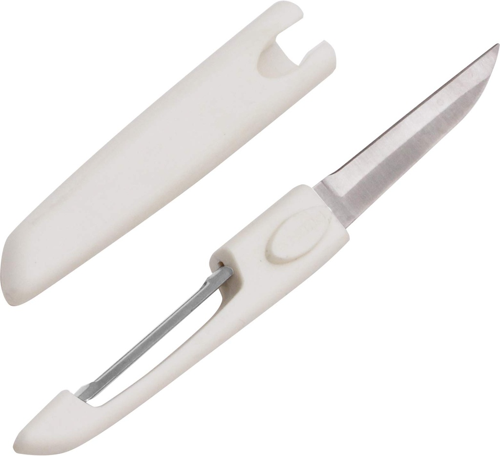 Pelador Pedrini con Cuchillo