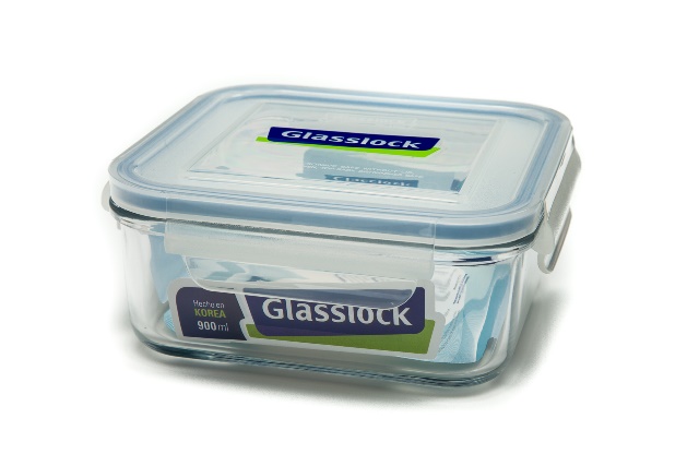 Contenedor Hermético GlassLock Classic de Vidrio 0.9L