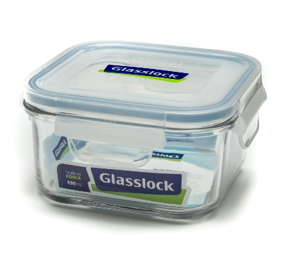 Contenedor Hermético GlassLock Classic de Vidrio 0.49L