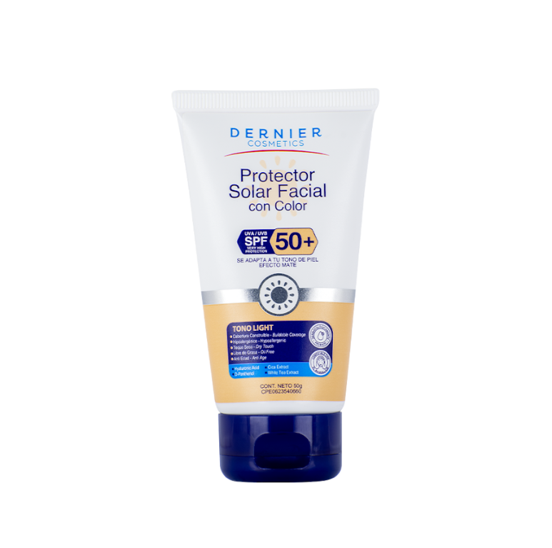 Protector Solar Facial Dernier Con Color 50g