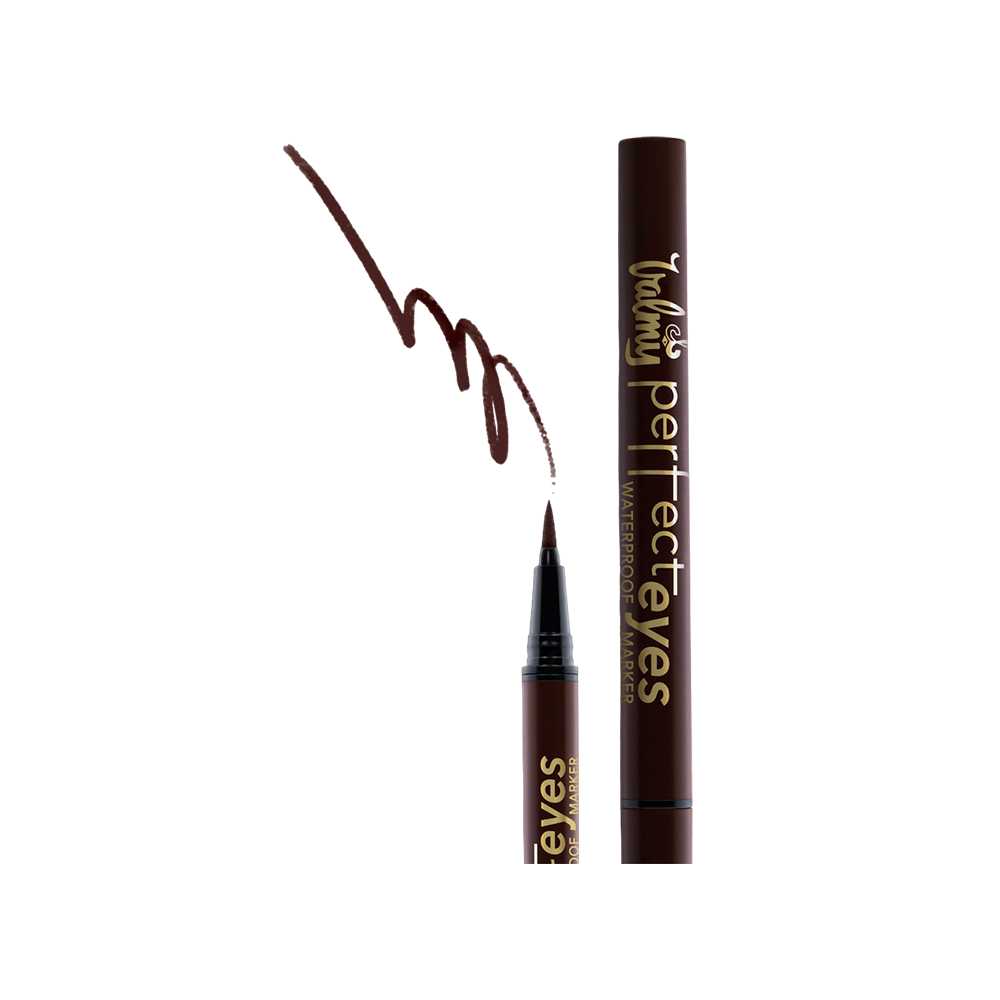 Delineador De Ojos Valmy Waterproof Marrón 2ml